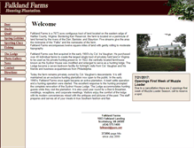 Tablet Screenshot of falklandfarms.com